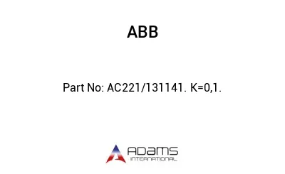 AC221/131141. K=0,1.