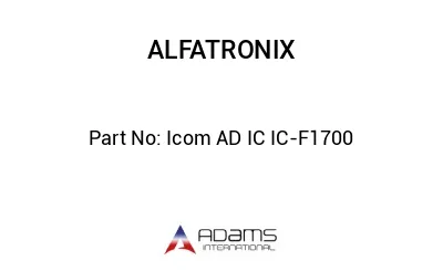 Icom AD IC IC-F1700