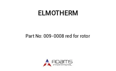 009-0008 red for rotor