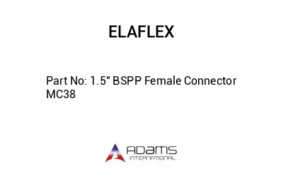 1.5" BSPP Female Connector MC38