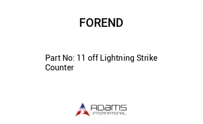 11 off Lightning Strike Counter