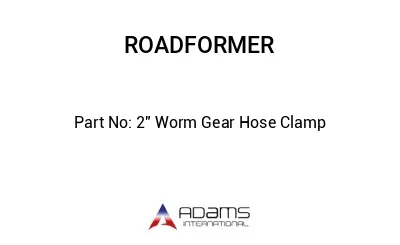 2" Worm Gear Hose Clamp