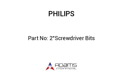 2"Screwdriver Bits