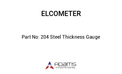 204 Steel Thickness Gauge