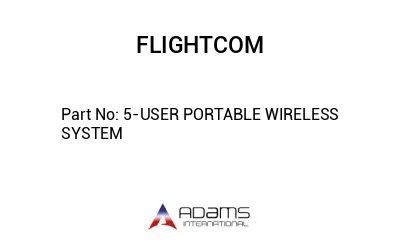 5-USER PORTABLE WIRELESS SYSTEM