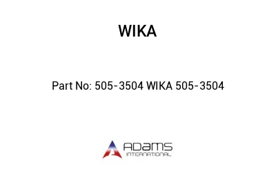 505-3504 WIKA 505-3504