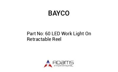 60 LED Work Light On Retractable Reel