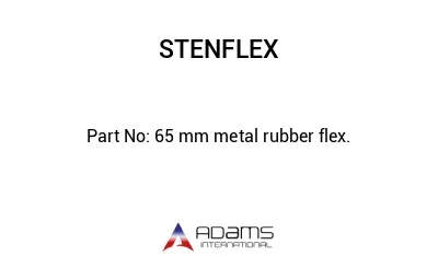 65 mm metal rubber flex.
