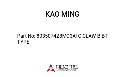 803507428MC3ATC CLAW B BT TYPE