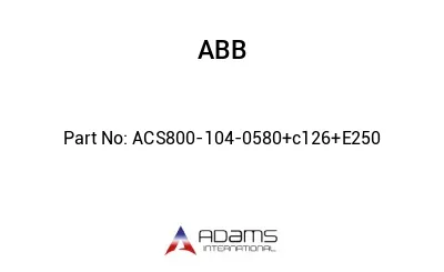 ACS800-104-0580+c126+E250