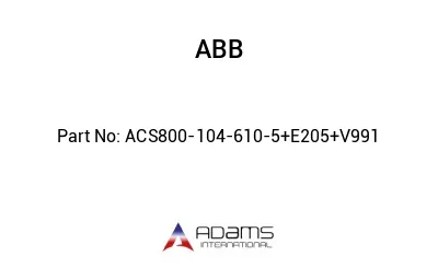ACS800-104-610-5+E205+V991