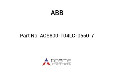 ACS800-104LC-0550-7