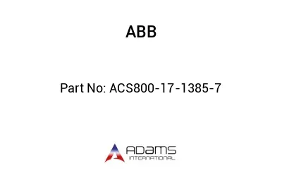 ACS800-17-1385-7