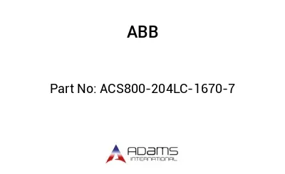 ACS800-204LC-1670-7