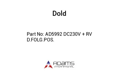 AD5992 DC230V + RV D.FOLG.POS.