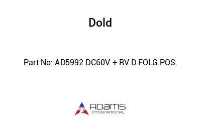 AD5992 DC60V + RV D.FOLG.POS.