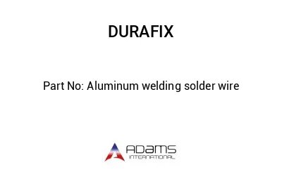Aluminum welding solder wire