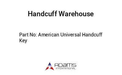 American Universal Handcuff Key