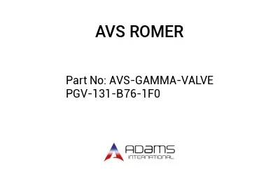 AVS-GAMMA-VALVE PGV-131-B76-1F0