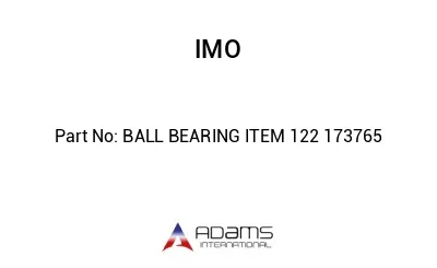 BALL BEARING ITEM 122 173765