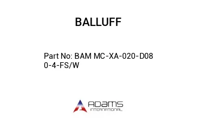 BAM MC-XA-020-D08	0-4-FS/W								
