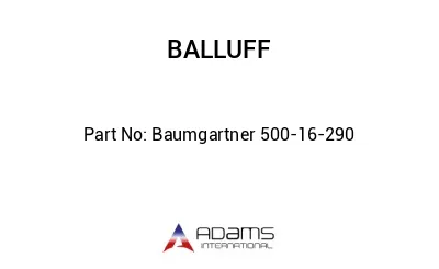 Baumgartner 500-16-290									