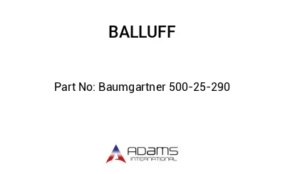 Baumgartner 500-25-290									