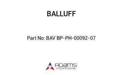 BAV BP-PH-00092-07									