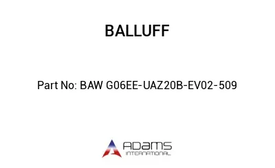 BAW G06EE-UAZ20B-EV02-509									