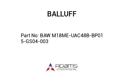 BAW M18ME-UAC48B-BP01	5-GS04-003								