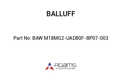 BAW M18MG2-UAD80F-BP07-003									