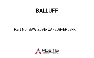 BAW Z09E-UAF20B-EP03-K11									
