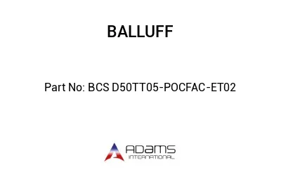 BCS D50TT05-POCFAC-ET02									