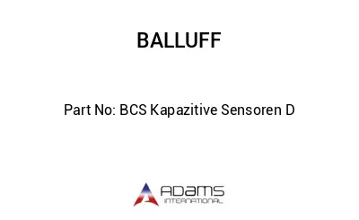 BCS Kapazitive Sensoren D									