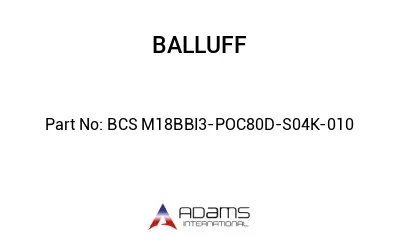 BCS M18BBI3-POC80D-S04K-010									