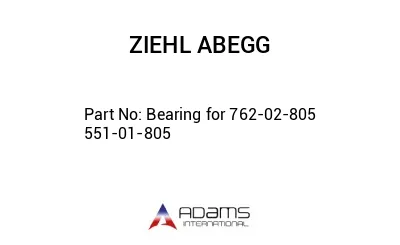 Bearing for 762-02-805 551-01-805