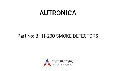 BHH-200 SMOKE DETECTORS