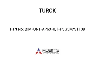 BIM-UNT-AP6X-0,1-PSG3M/S1139