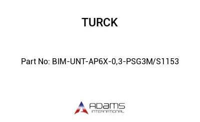 BIM-UNT-AP6X-0,3-PSG3M/S1153