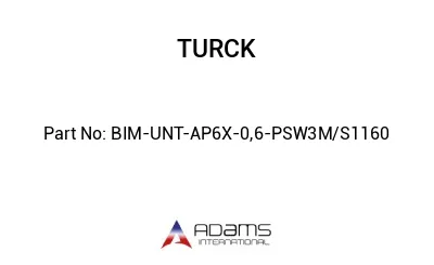 BIM-UNT-AP6X-0,6-PSW3M/S1160