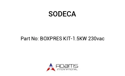 BOXPRES KIT-1.5KW 230vac