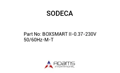 BOXSMART II-0.37-230V 50/60Hz-M-T