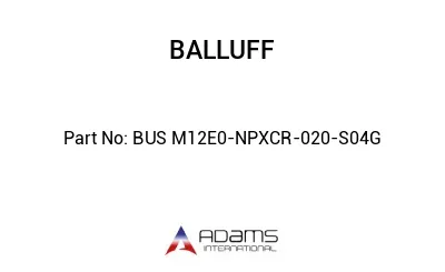 BUS M12E0-NPXCR-020-S04G									