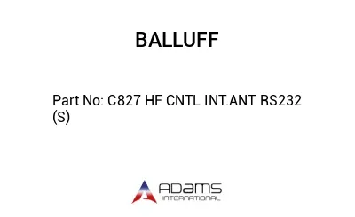 C827 HF CNTL INT.ANT RS232 (S)									