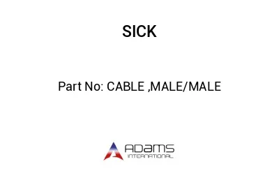 CABLE ,MALE/MALE
