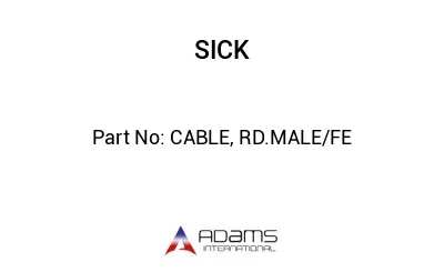 CABLE, RD.MALE/FE
