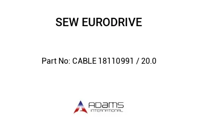 CABLE 18110991 / 20.0