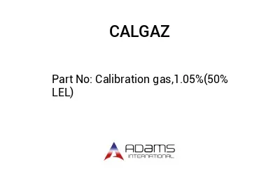 Calibration gas,1.05%(50% LEL)