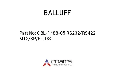 CBL-1488-05 RS232/RS422 M12/8P/F-LDS									