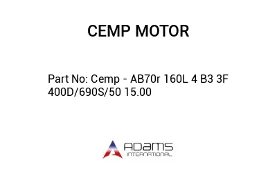 Cemp - AB70r 160L 4 B3 3F 400D/690S/50 15.00